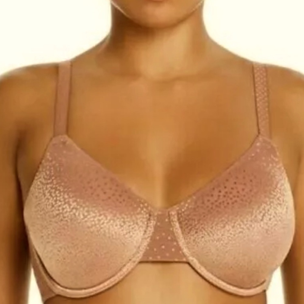 WACOAL Sz 44DD Soft Cup Underwire Full Coverage Adjustable Straps Back NWOT
